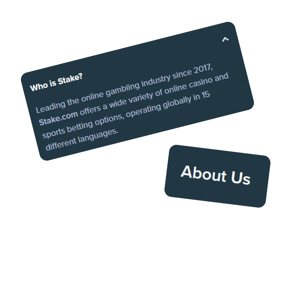 Learn about Stake, an online gambling and betting platform.