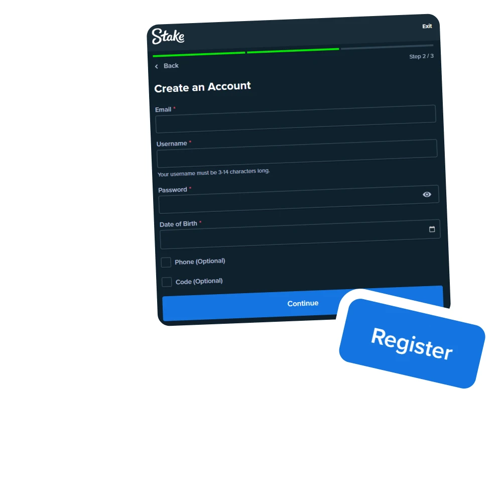 Find out how to create an account on the Stake platform.
