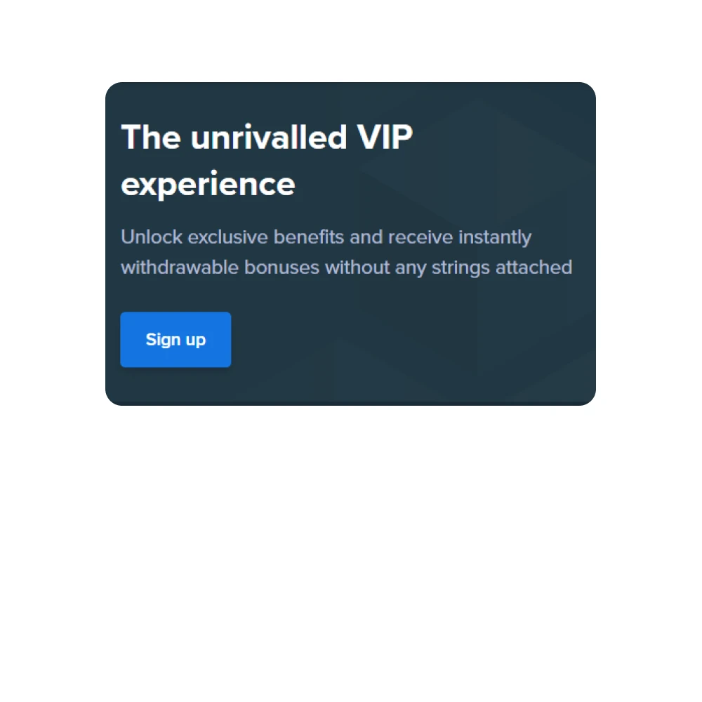 Sign up and join the VIP club on the Stake website.